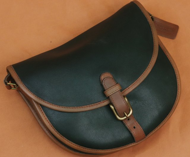 Dark green coach online bag