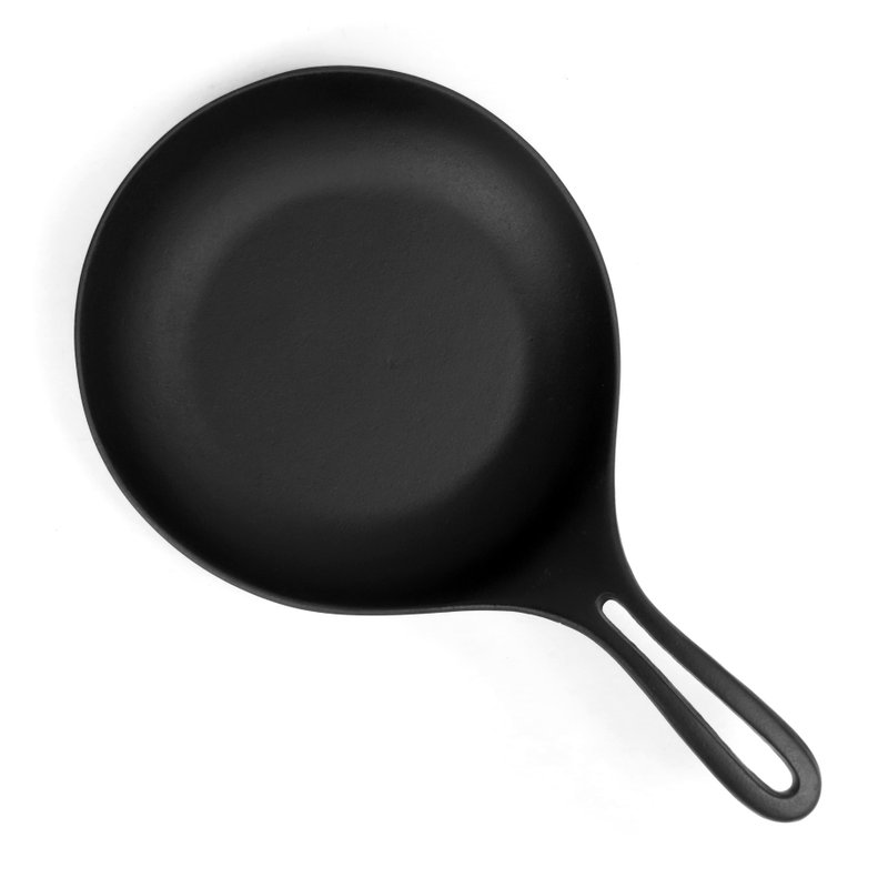 Nanbu Ironware Iwachu Japanese cast iron Omelet Pan 22cm - กระทะ - โลหะ สีดำ