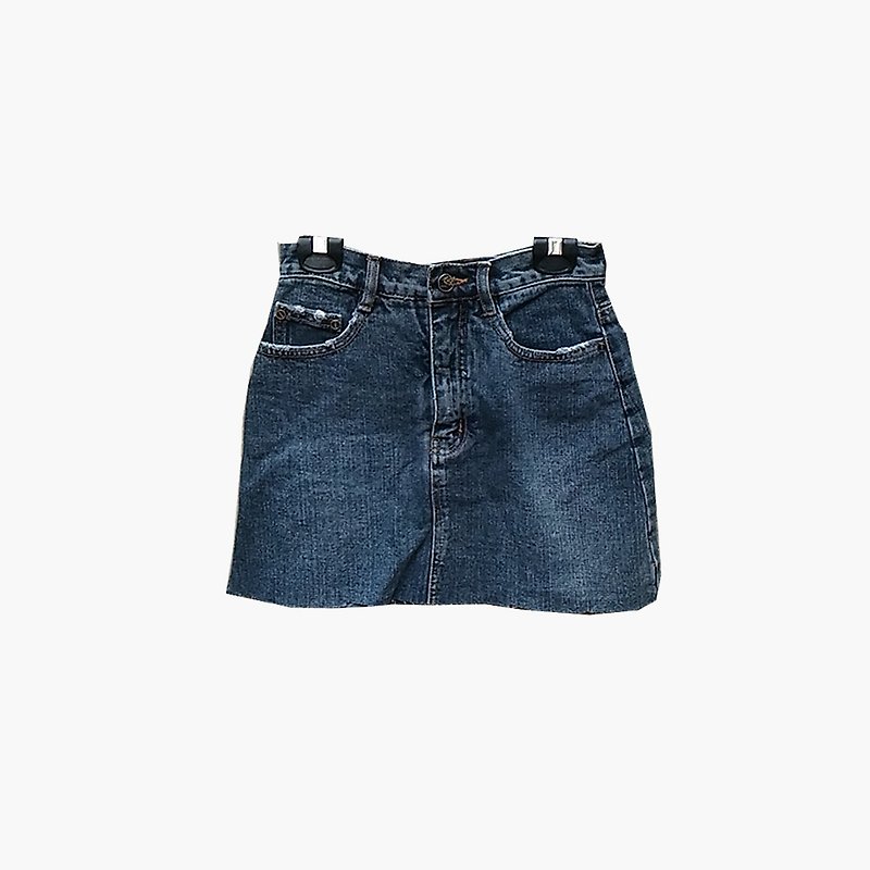 Vintage denim skirt - กระโปรง - ผ้าฝ้าย/ผ้าลินิน สีเทา