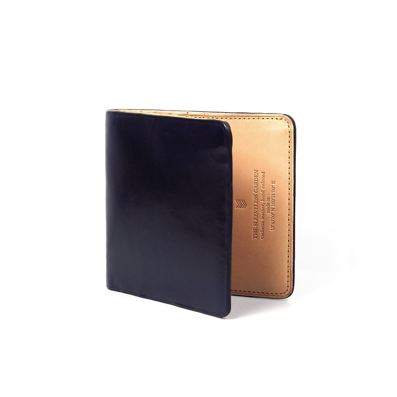 Square bifold wallet /Indigo BLUE
