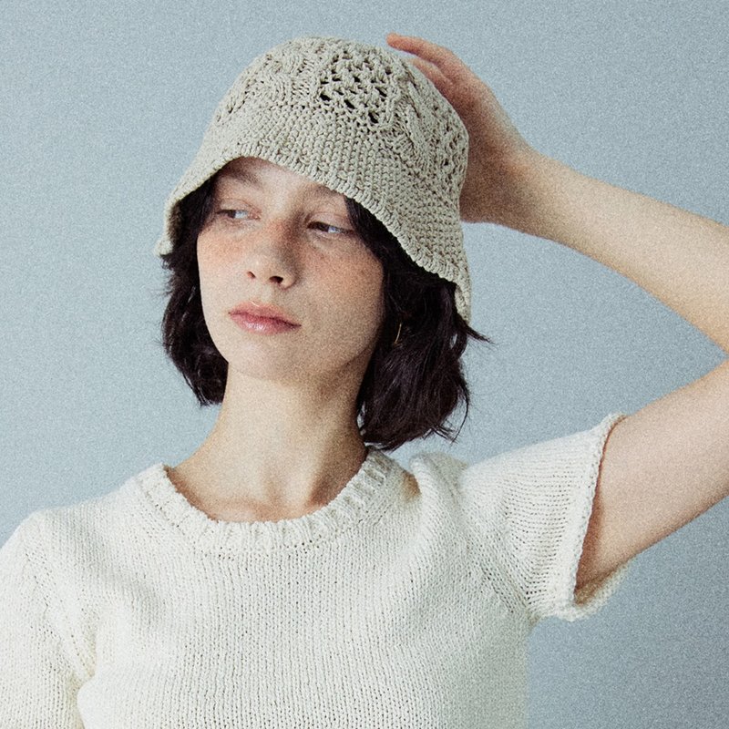Paper Bucket hat 2 colors - 帽子 - 棉．麻 