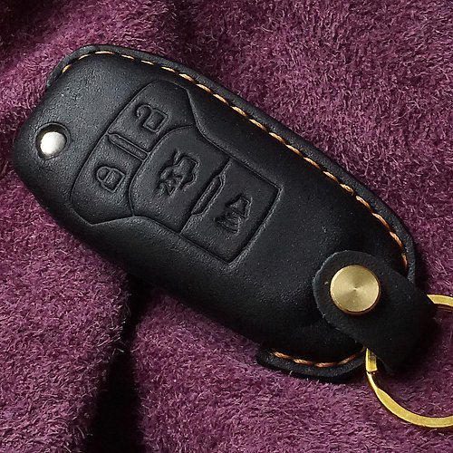 2m2 Ford Focus 4D 182 時尚型 汽車 晶片 鑰匙 保護皮套 摺疊鑰匙包