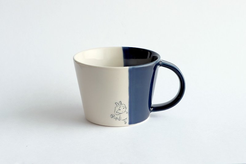 mmd / Mug / Yoriyuki Ikegami - แก้วมัค/แก้วกาแฟ - ดินเผา สีน้ำเงิน