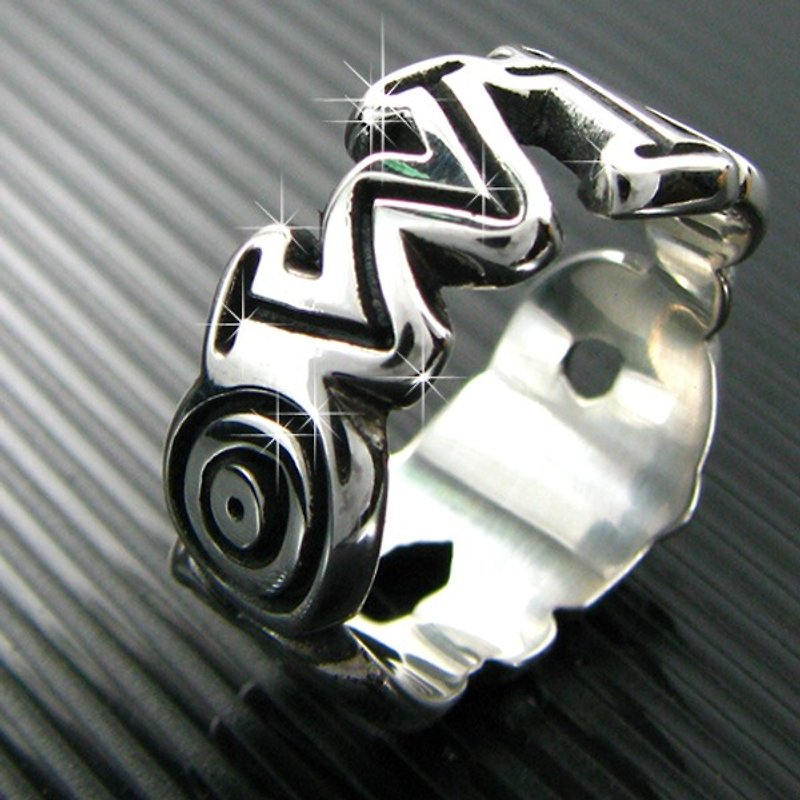Customized. 925 Sterling Silver Jewelry RSNT00037-Style Name Ring - แหวนทั่วไป - โลหะ 