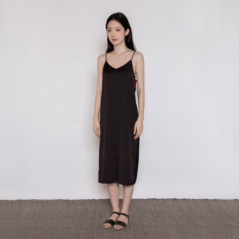 另類女孩細肩帶洋裝 Alternative Girl Slip Dress D96 - 洋裝/連身裙 - 聚酯纖維 多色