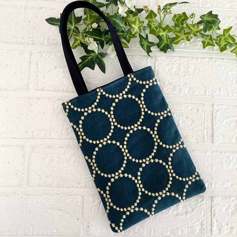 ミナペルホネン　ブックバッグ　タンバリン　 minaperhonen - 手提包/手提袋 - 棉．麻 