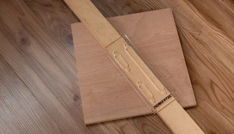 POWERTEC 71120 Picture-Hanging Keyhole Template - Other - Other Materials 