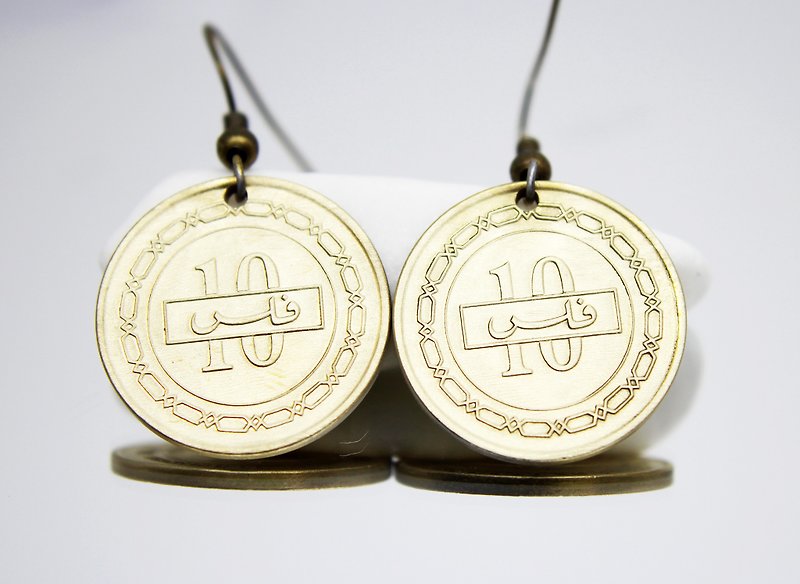 Coin Drop Earrings Ancient Coin Jewelry Coin Hoop Earrings Mini Coin Earrings