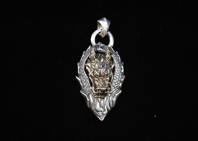 Alarein/Handmade Silver Jewelry/E-Day Series/Single Pendant/Beaulieu Pendant - Necklaces - Precious Metals Silver
