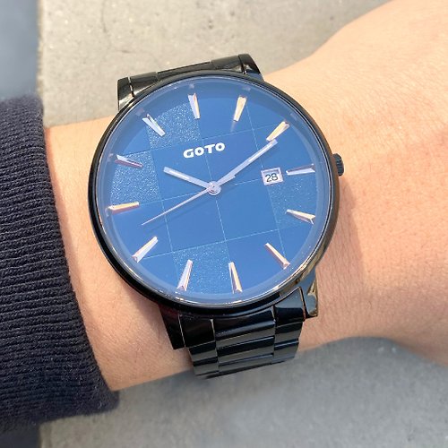 仕豐鐘錶｜Proselect Design GOTO-Nostalgia懷舊系列-拼貼玻璃-玫藍