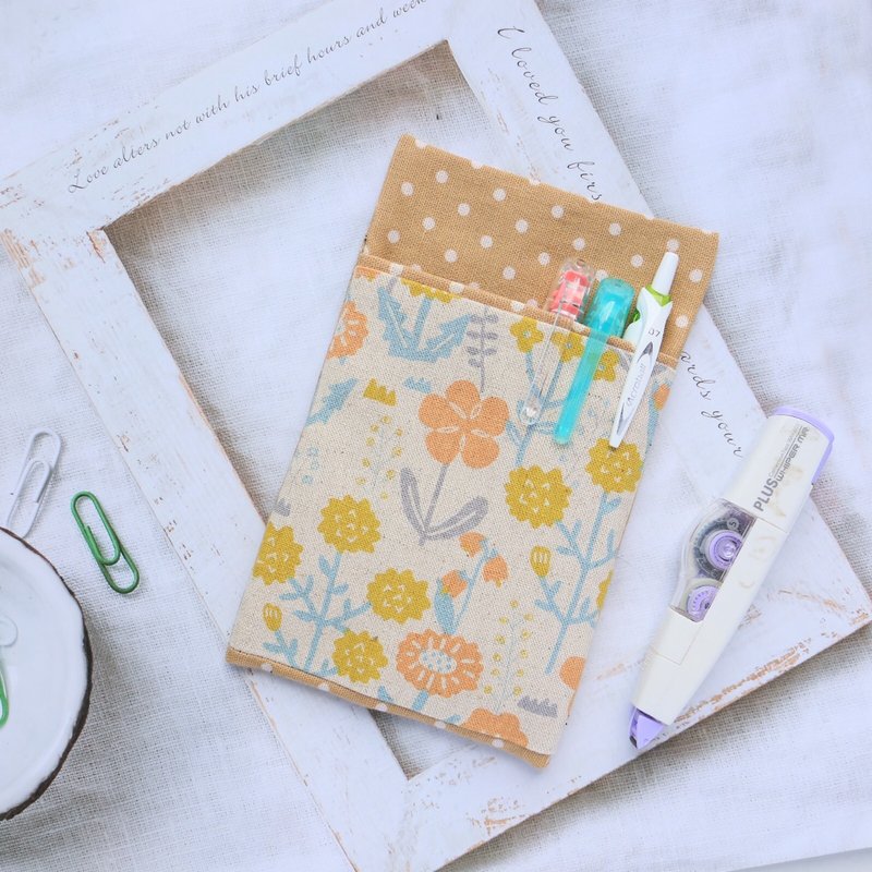 [Early Spring-Orange] Pocket Pen Case Nursing Teacher Pen Case Physician Pen Case Teacher Pen Case - Pencil Cases - Cotton & Hemp 