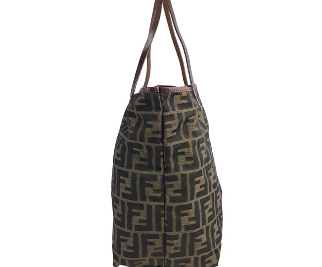 日本直送 名牌中古包 】FENDI フェンディ ズッカ ハンドバッグ ブラウン ジャガード トートバッグ vintage ヴィンテージ 2cmwmy  - ショップ VintageShop solo トートバッグ・ハンドバッグ - Pinkoi