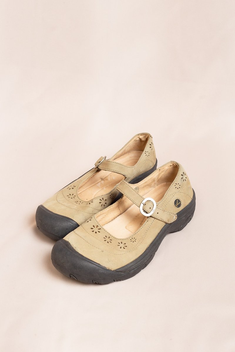 Vintage Keen.Mary Jane. Vintage [First Love Store] Doll Shoes/Mary Jane - รองเท้าบัลเลต์ - หนังเทียม 
