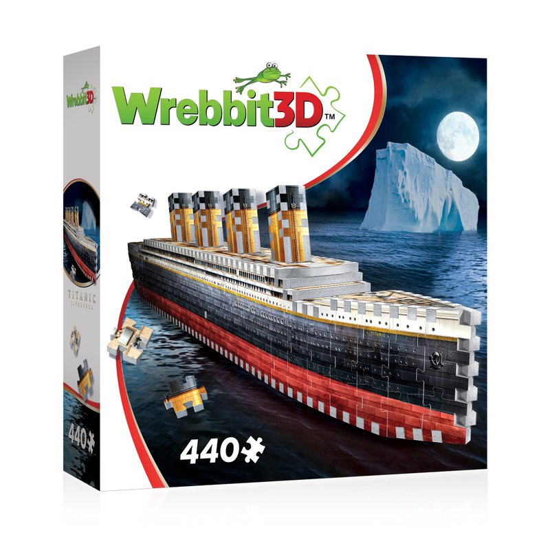 Titanic/3D Puzzle - Puzzles - Other Materials Multicolor