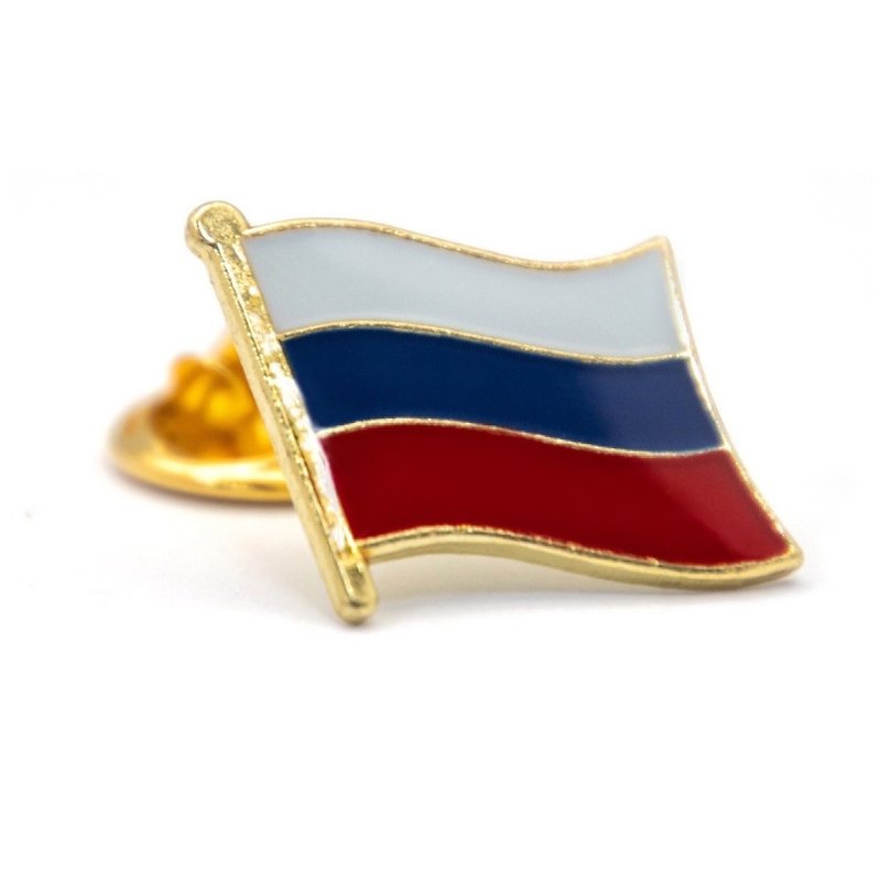 Russia Russia Flag Identification Brooch Flag Accessories National Emblem Badge Patriotic National Day Parade