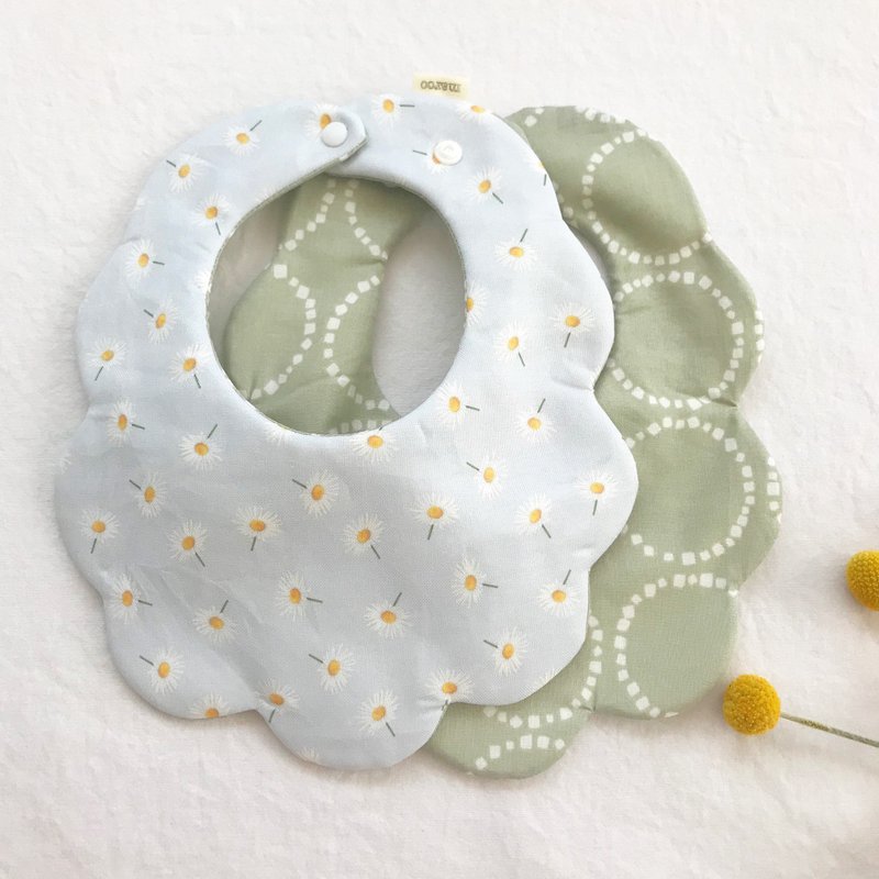 Little cloud bib / baby bib (Margaret) - Bibs - Cotton & Hemp Yellow