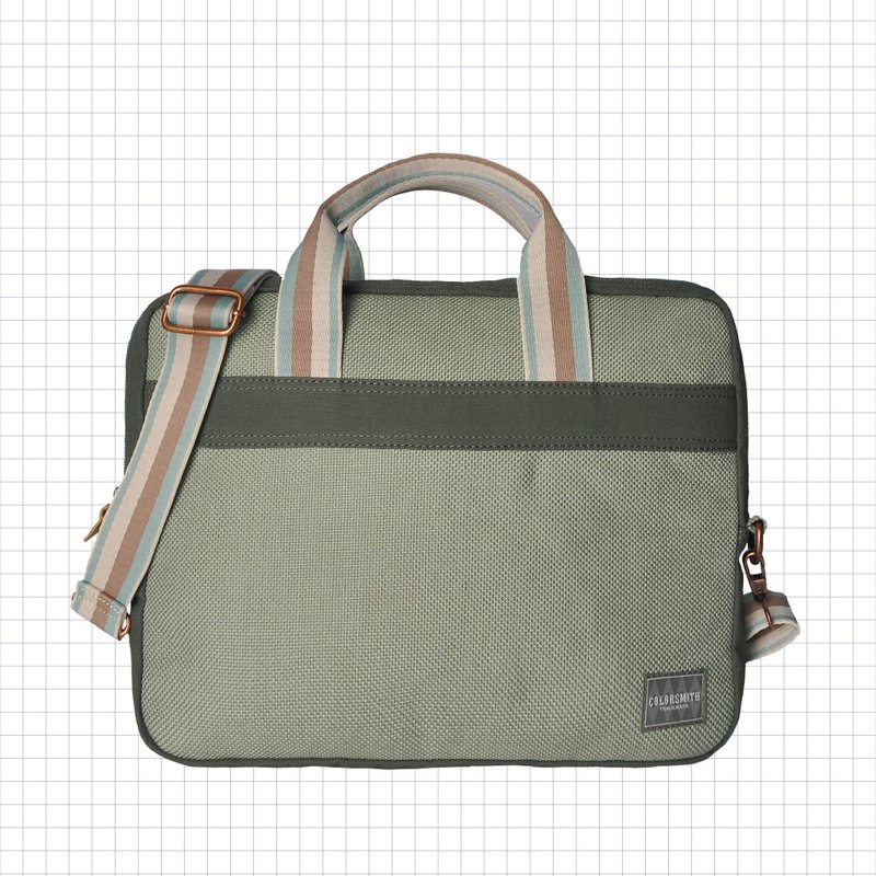 UL Universal Laptop Bag UL-2203-GN【Taiwan original bag brand】 - Laptop Bags - Cotton & Hemp Green