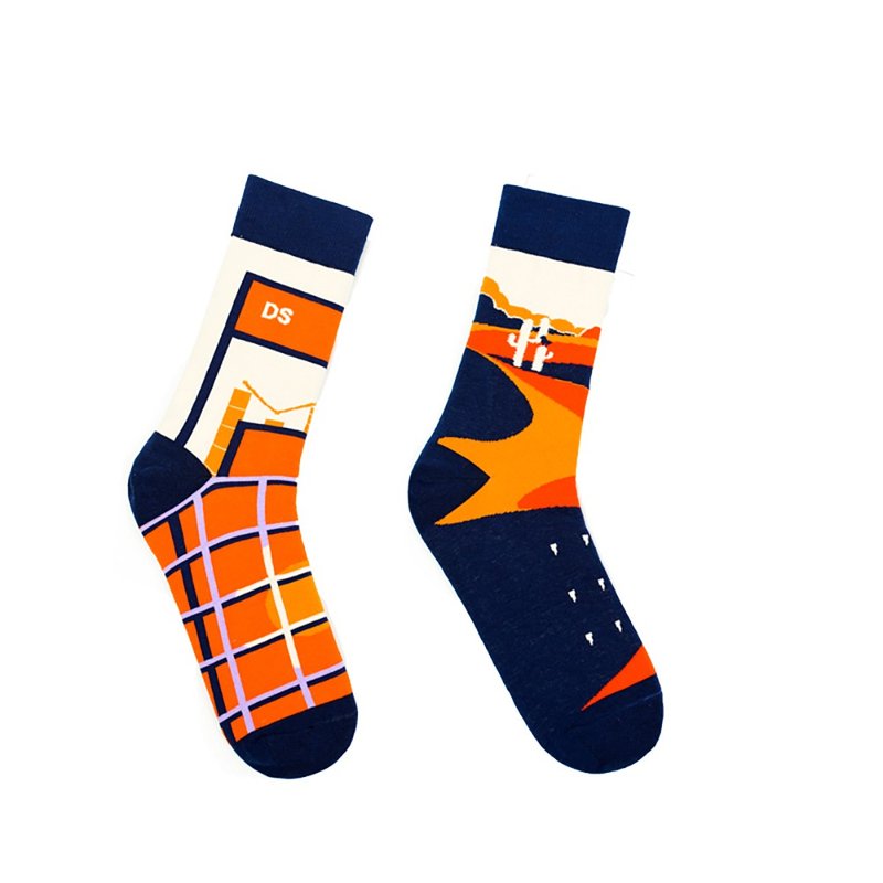 [Valentine's Day Gift Box] DashinSocks combed cotton men's and women's trendy socks Oasis+ - Socks - Cotton & Hemp Multicolor