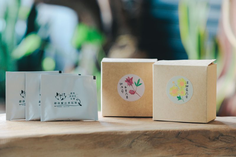 【pahanhan工坊】復興花草茶 甜洛藜百香花茶 - 茶葉/茶包/水果茶 - 其他材質 灰色