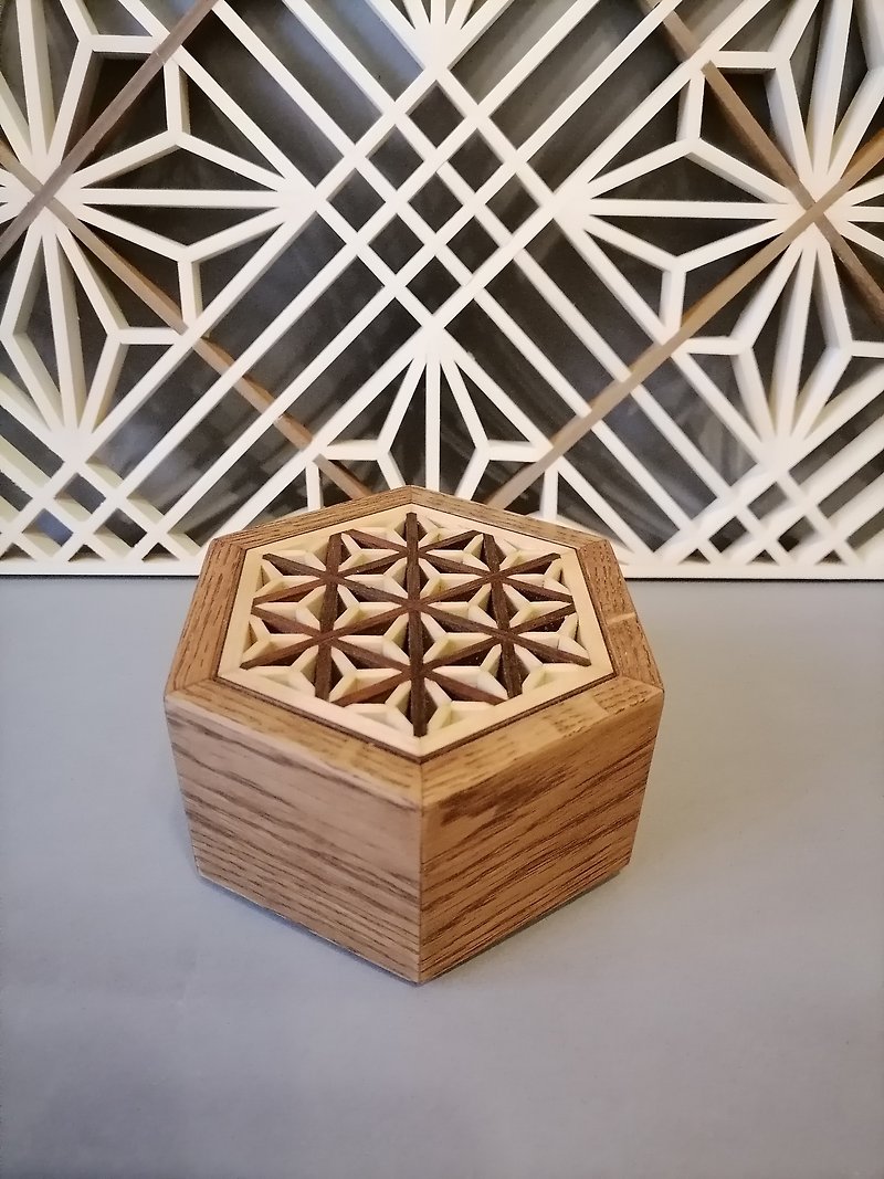 jewelry box Kumiko - 收納箱/收納用品 - 木頭 