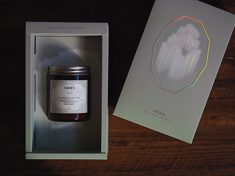 Christmas gift [Xiaobo Shengguang] Plant Healing Fragrance::: 03 A moment to cleanse the soul - เทียน/เชิงเทียน - ขี้ผึ้ง 