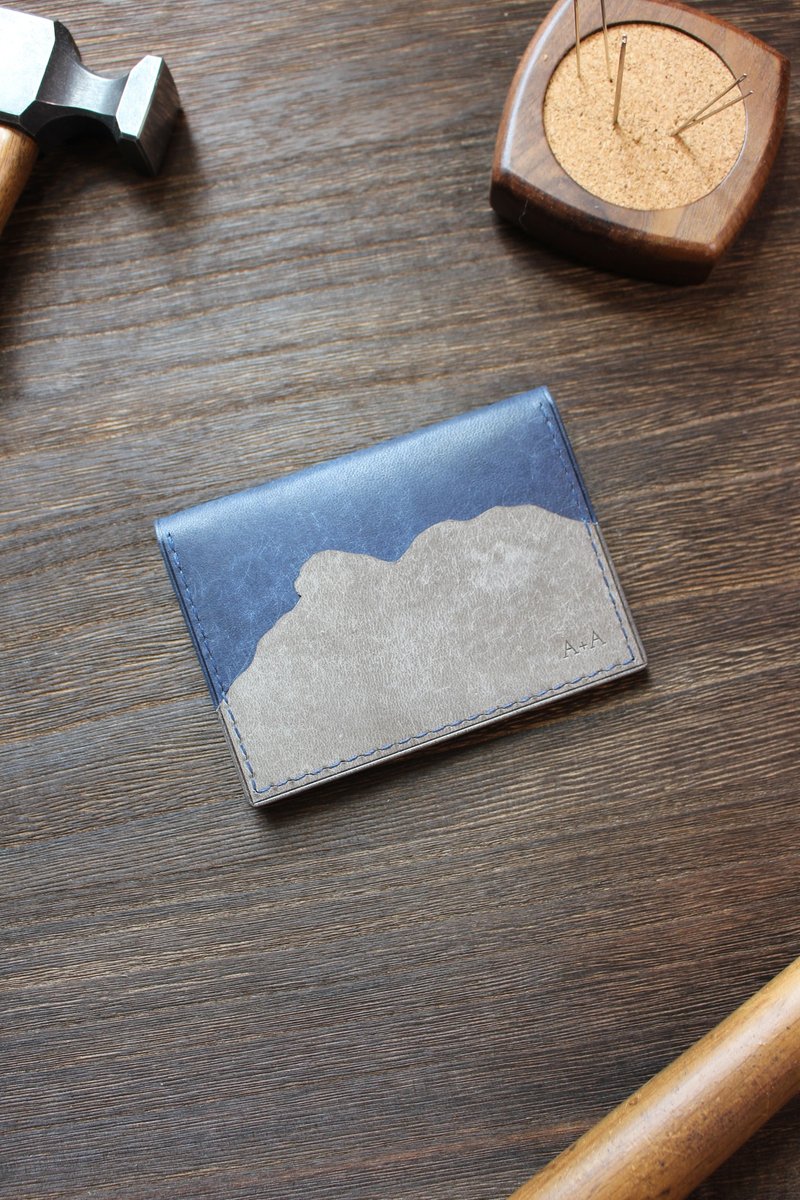 顏似繪 獅子山卡包/皮製卡套 / 人像畫 / 顏似繪 - 名片夾/名片盒 - 真皮 