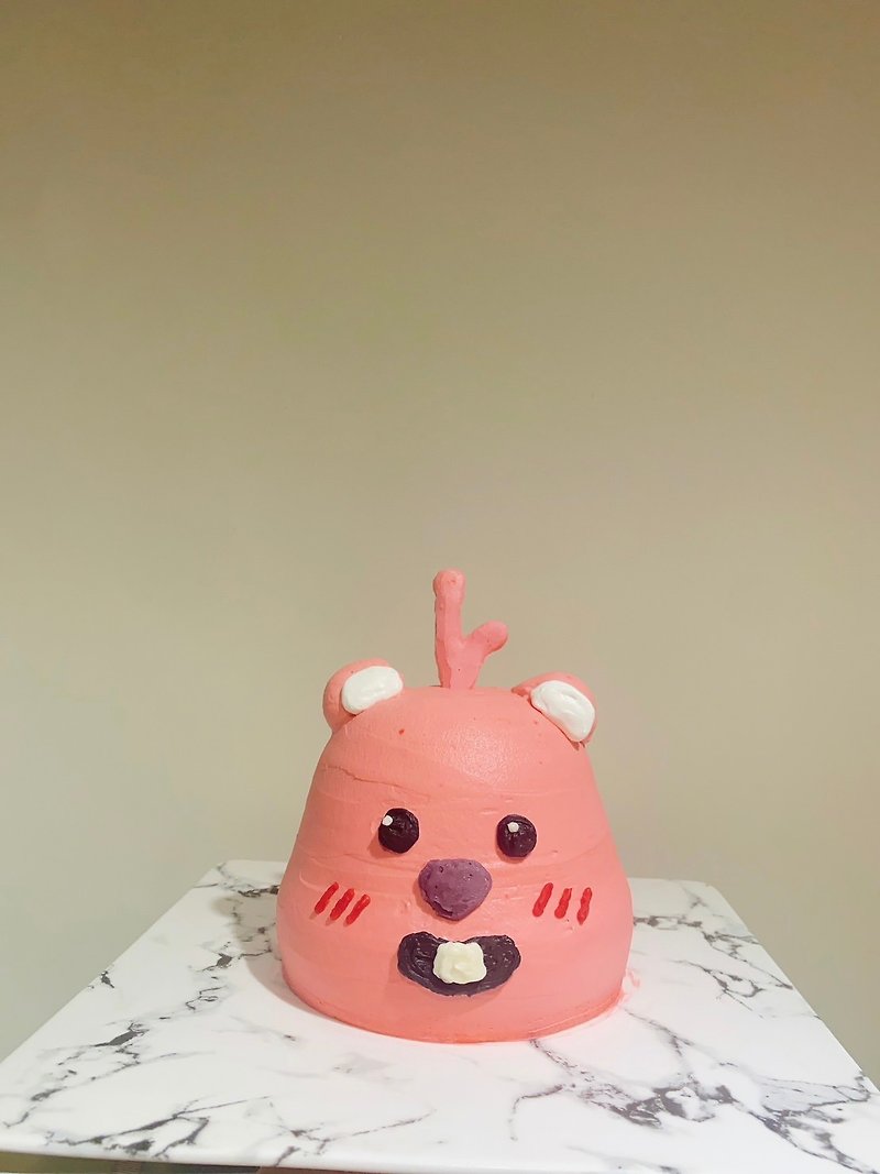 Styling cake, three-dimensional cake, customized cake, loopy cartoon animal, dessert, birthday cake - เค้กและของหวาน - อาหารสด 