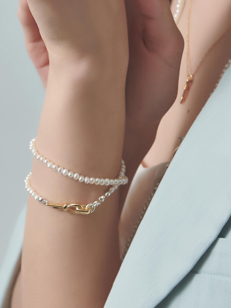 LESIS | Knot and Pearl Bracelet