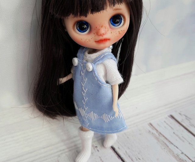 blythe doll black hair