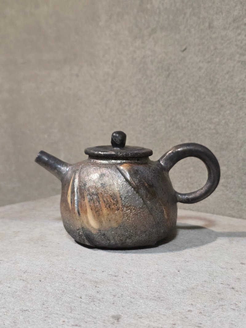 柴燒陶 / 茶壺 - 茶壺/茶杯/茶具 - 陶 黑色