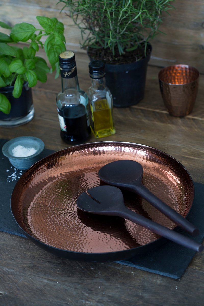 (UK) -Copper Serving Tray-  The Just Slate Company - Plates & Trays - Other Metals Gold