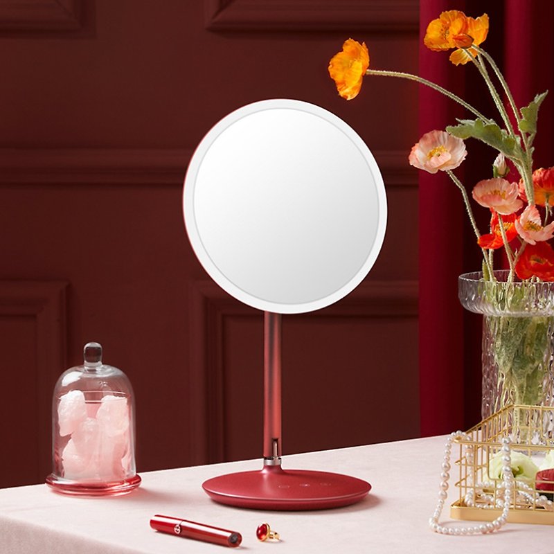 [Free Shipping Special] Makeup Mirror Desk with LED Light Desk Makeup Mirror/Fishina