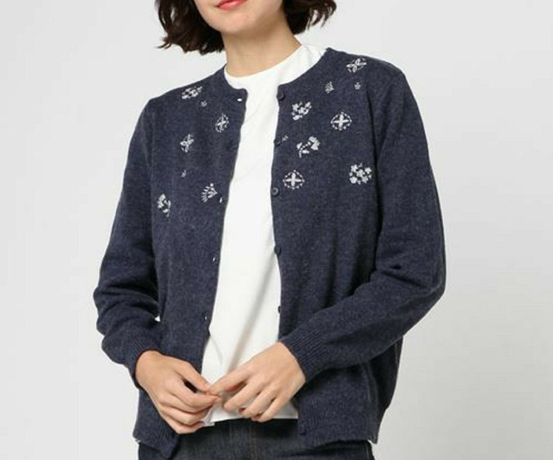 【手工製作】法式復古/針織/上衣 - 女上衣/長袖上衣 - 羊毛 灰色