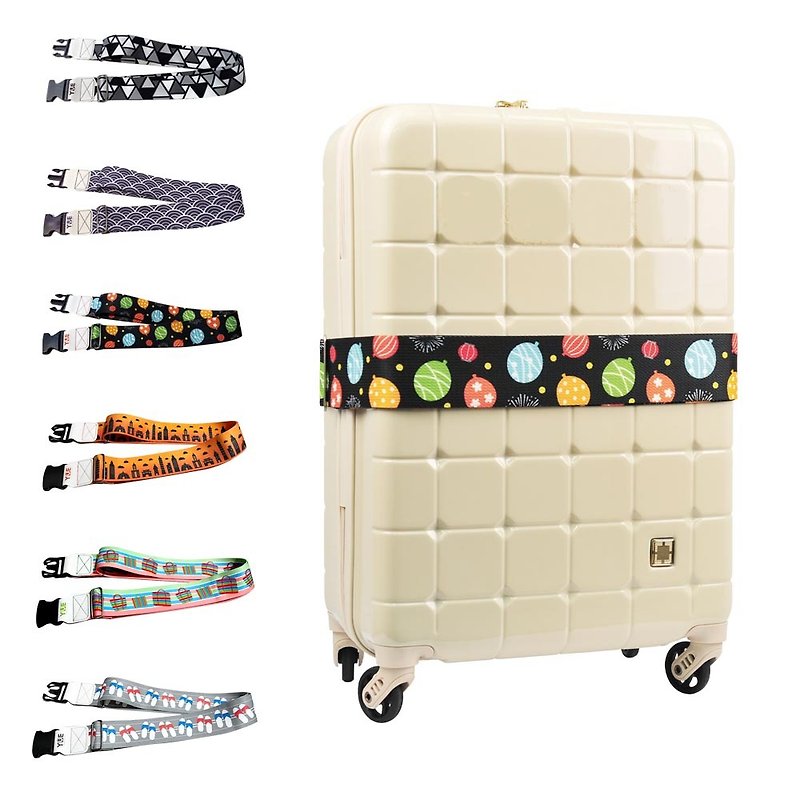 YUE luggage belt - wide version (multi-pattern wide version made in Taiwan) - Luggage & Luggage Covers - Other Materials 