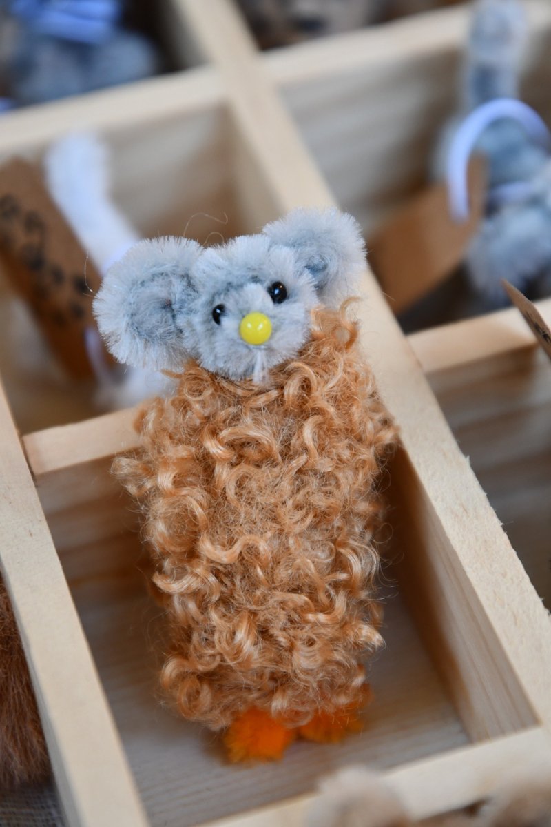 アニマルエビフライ-手作りツイストスティック/Dirty Cute Wandering Zoo/モールアート - 人形・フィギュア - その他の化学繊維 オレンジ