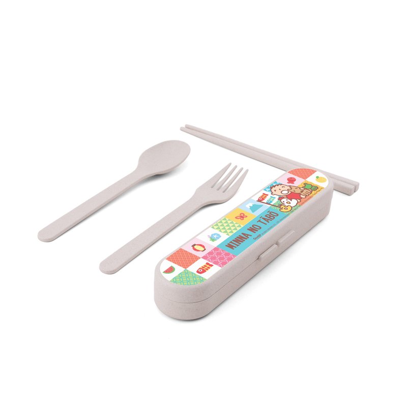 環保餐具套裝 MINNA NO TABO 大口仔 - Pattern - 刀叉/湯匙/餐具組 - 其他材質 