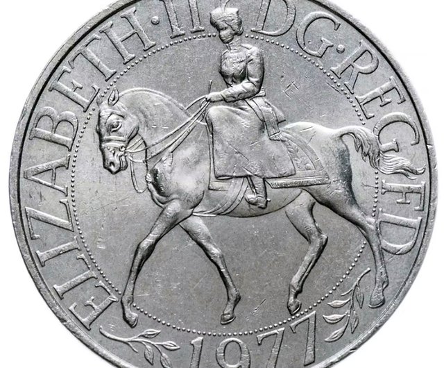 コインリング　イギリス25ペンス　記念硬貨　1977年 JCC | ジャパンコインキャビネット / 【SOLD】イギリス 1977年