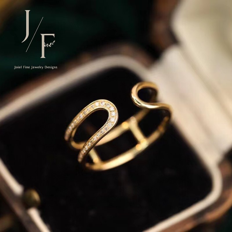 【18K Gold Diamond Ring】 - General Rings - Diamond 