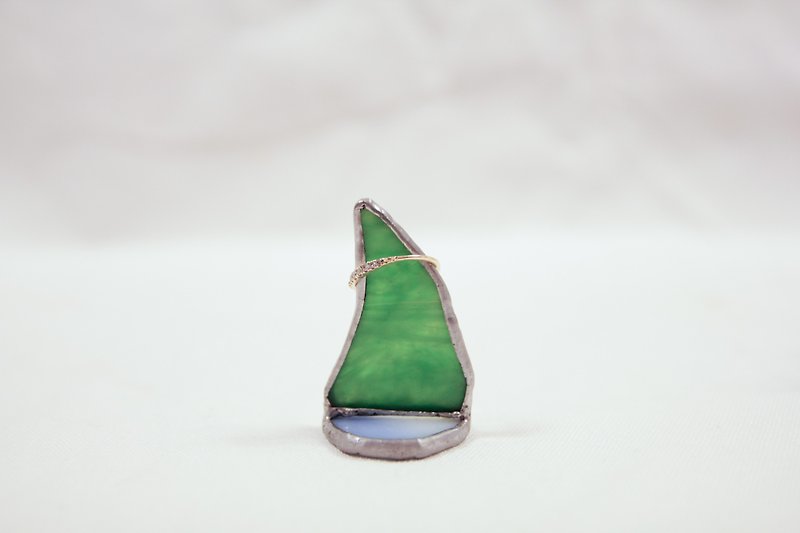 樹精靈六號 玻璃鑲嵌戒指台 - 裝飾/擺設  - 玻璃 
