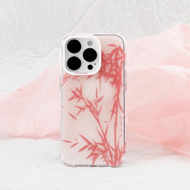 Pink Bamboo iPhone Case - เคส/ซองมือถือ - วัสดุอื่นๆ 