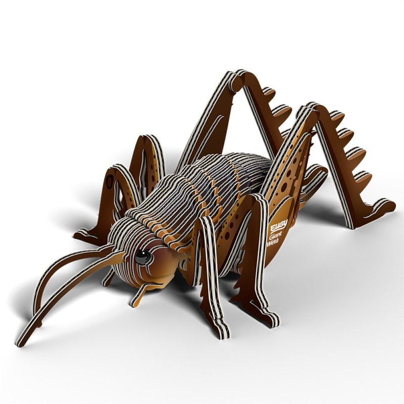 EUGY 3D Cardboard Kit Set Model - 119 Giant Wētā - Puzzles - Paper Brown