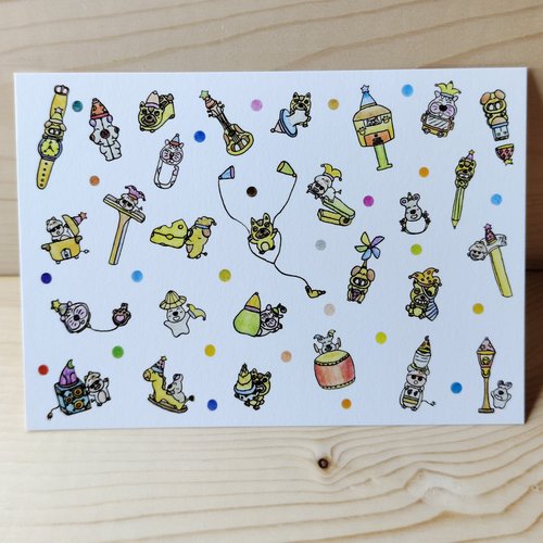 笑喂 Smilehello 明信片/卡片/插畫卡片/生日賀卡 生日快樂每一天(九月壽星)