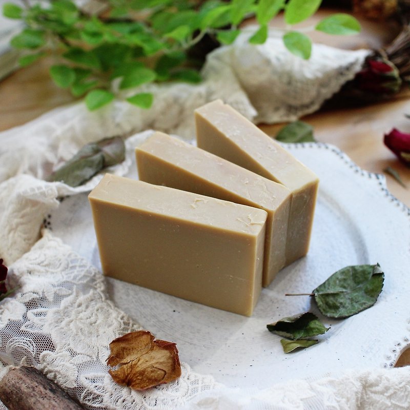 【Lei Anbo】replacement of breast milk soap. Elegant essential oils. 1000g. Natural handmade soap - สบู่ - วัสดุอื่นๆ สีกากี