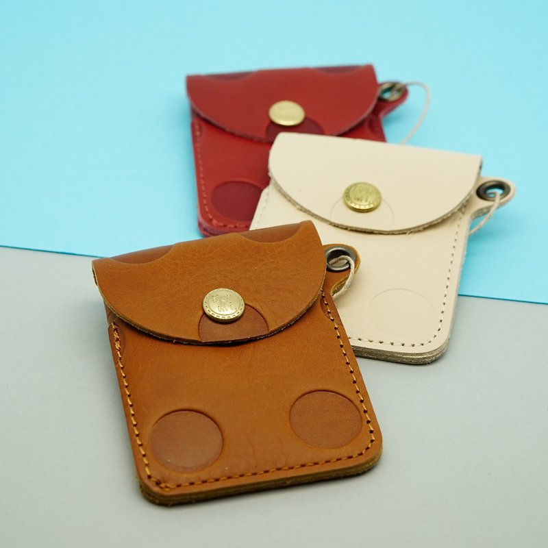 Kanmi.-Candy series multi-purpose card holder - ID & Badge Holders - Genuine Leather 
