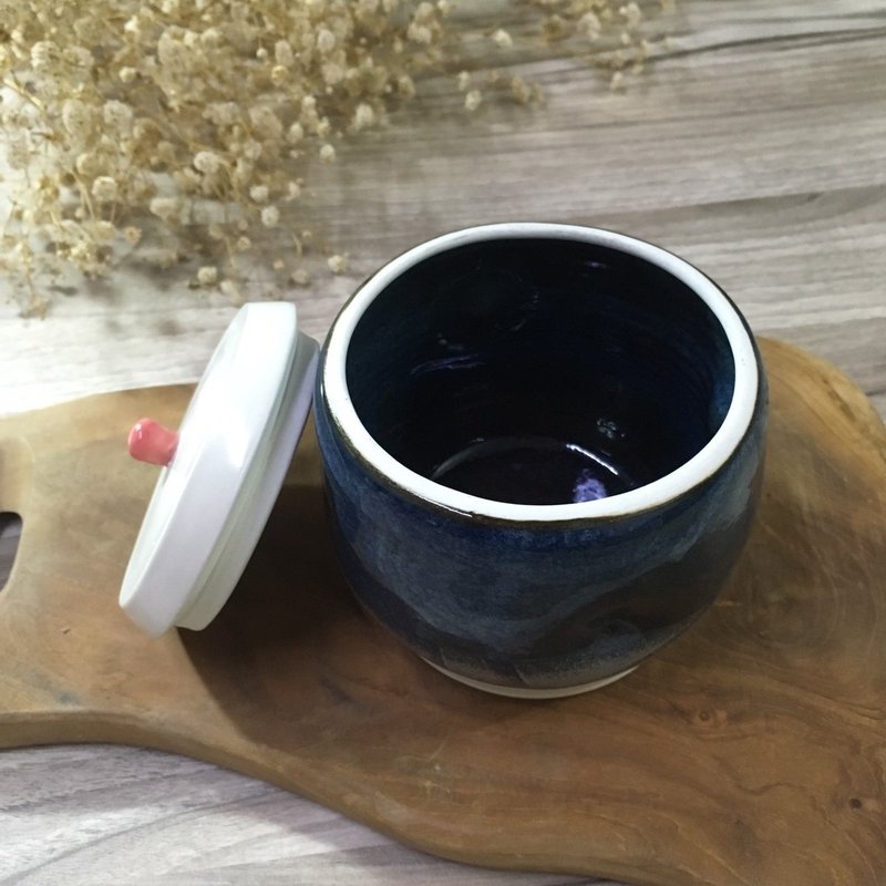 Ceramics - Jar (Deep Blue Sea) - Pottery & Ceramics - Pottery 