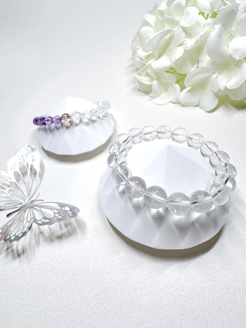 白水晶 Clear Quartz 手鏈 - 手鍊/手環 - 水晶 