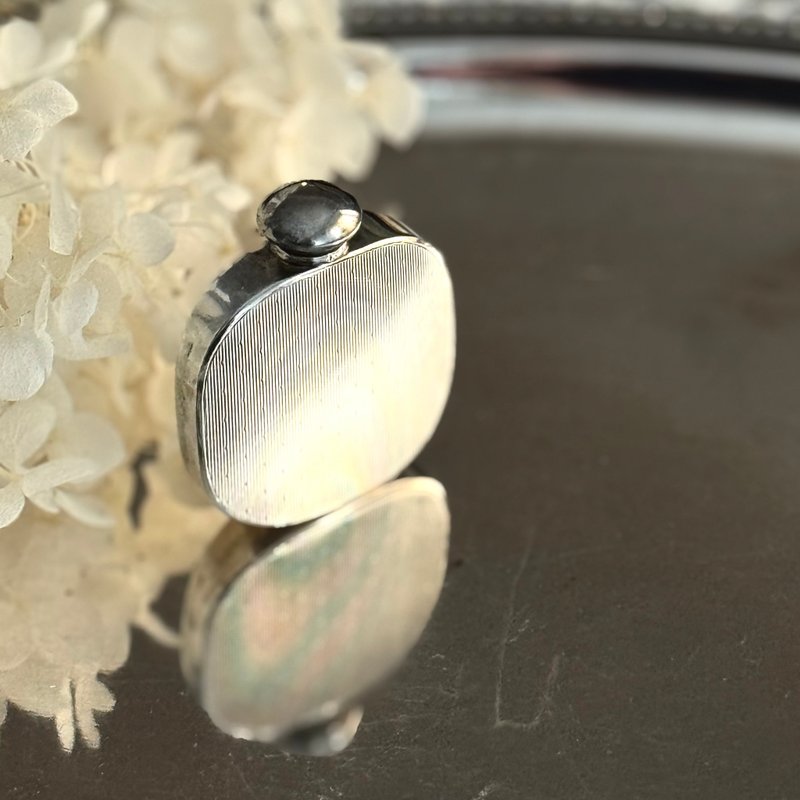 50370-魅力古董925純銀香水 古龍水瓶 - 擺飾/家飾品 - 純銀 