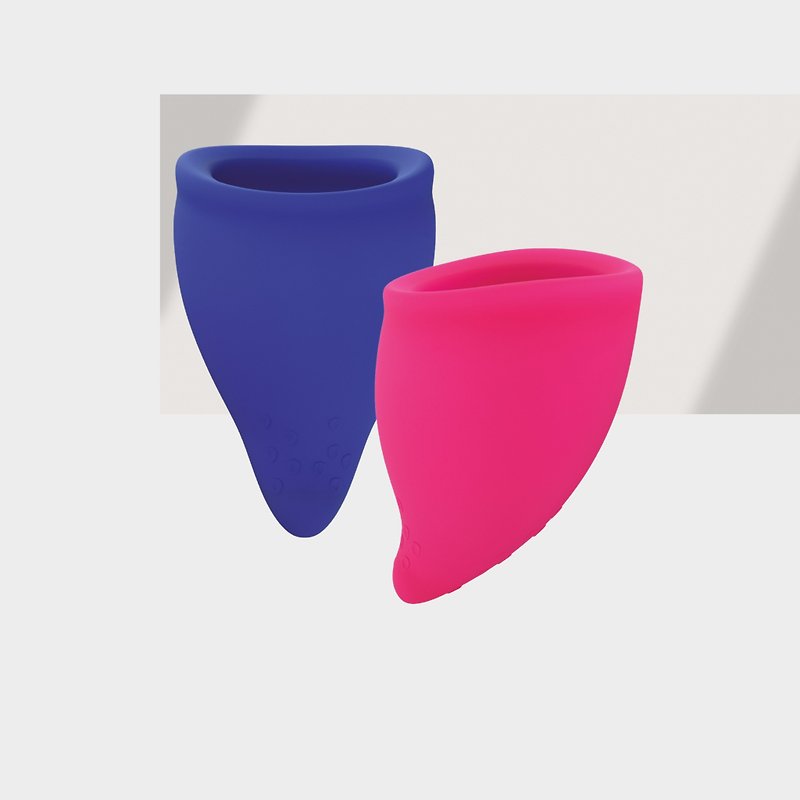 Reusable Menstrual Cup Fun Cup Duo - Explore Kit - Feminine Products - Silicone Multicolor