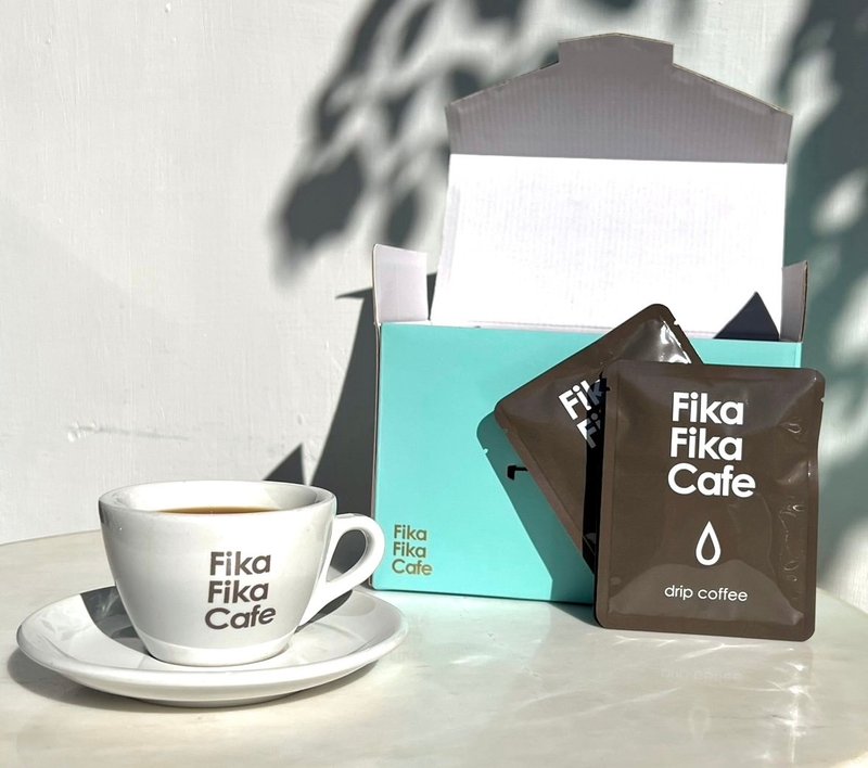 Fika Fika Flavor Collection Ear-hanging Gift Box - กาแฟ - อาหารสด สีกากี