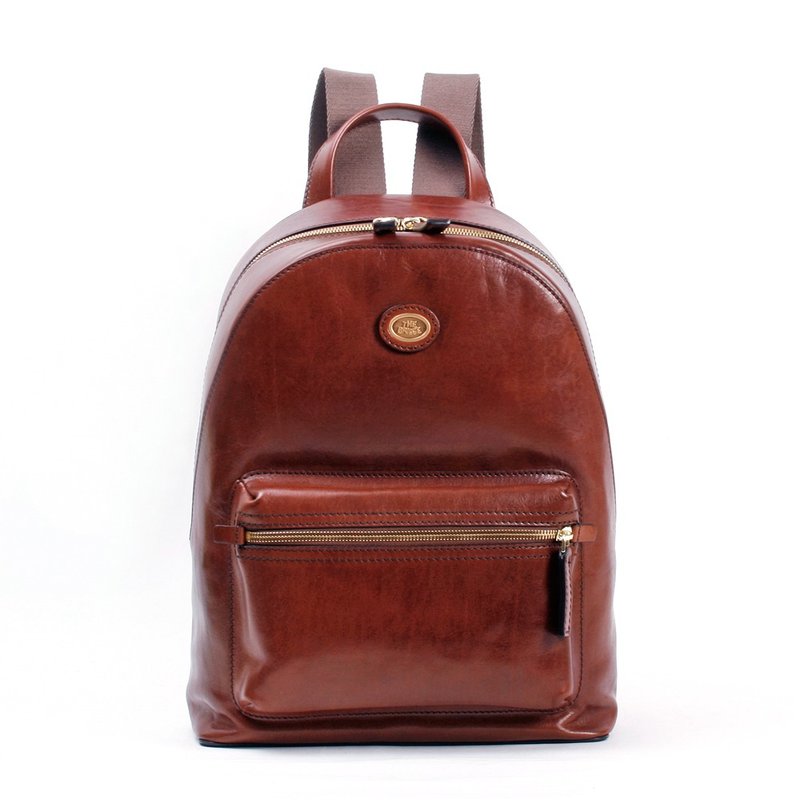 THE BRIDGE STORY BACKPACK - Backpacks - Genuine Leather Brown